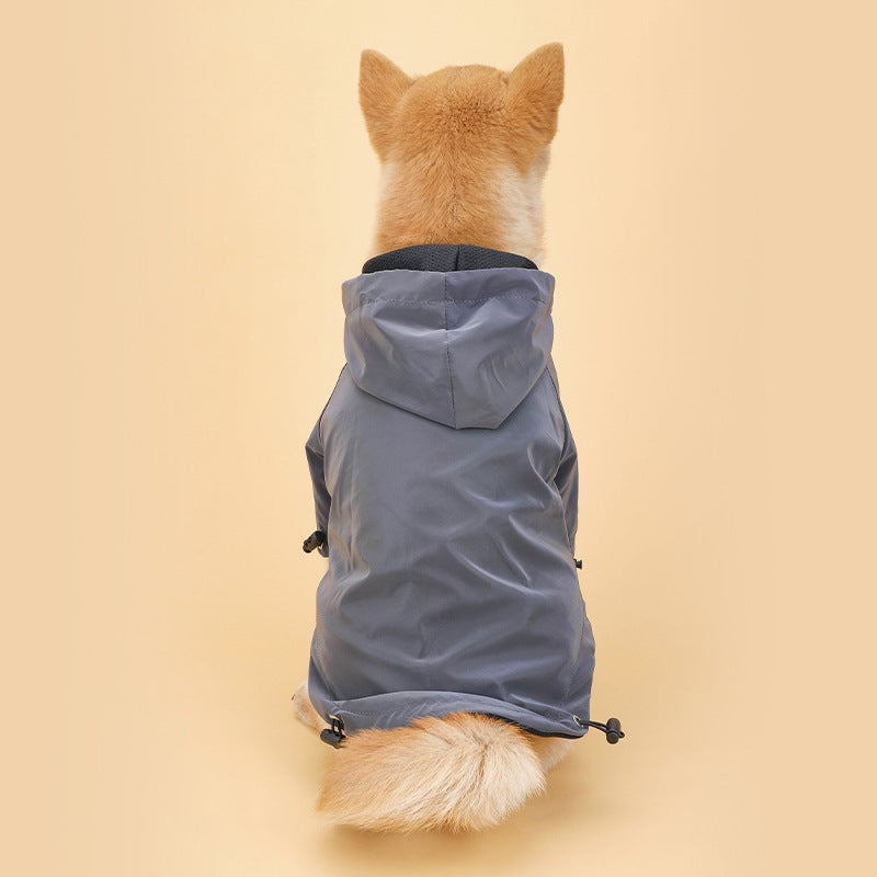 Pet Rainproof Jacket Hooded Clothes