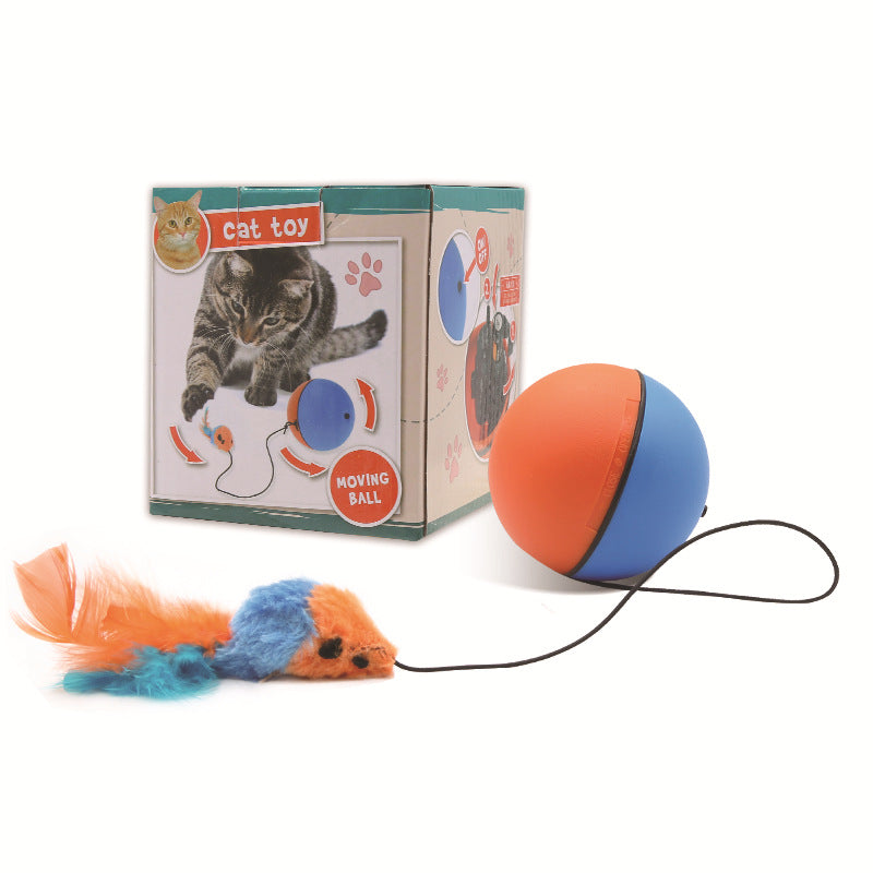 Automatic Intelligent Pet Tease Ball Teeth Grinding Interactive Toy