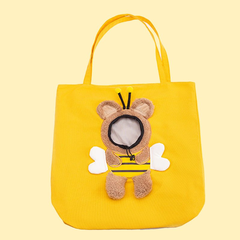 Pet Animal Shaped Diaper Bag Off Shoulder Portable Backpack