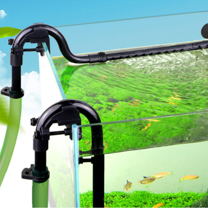 Filter Barrel Water Inlet Outlet Rain Shower Pipe For Pet Tank System
