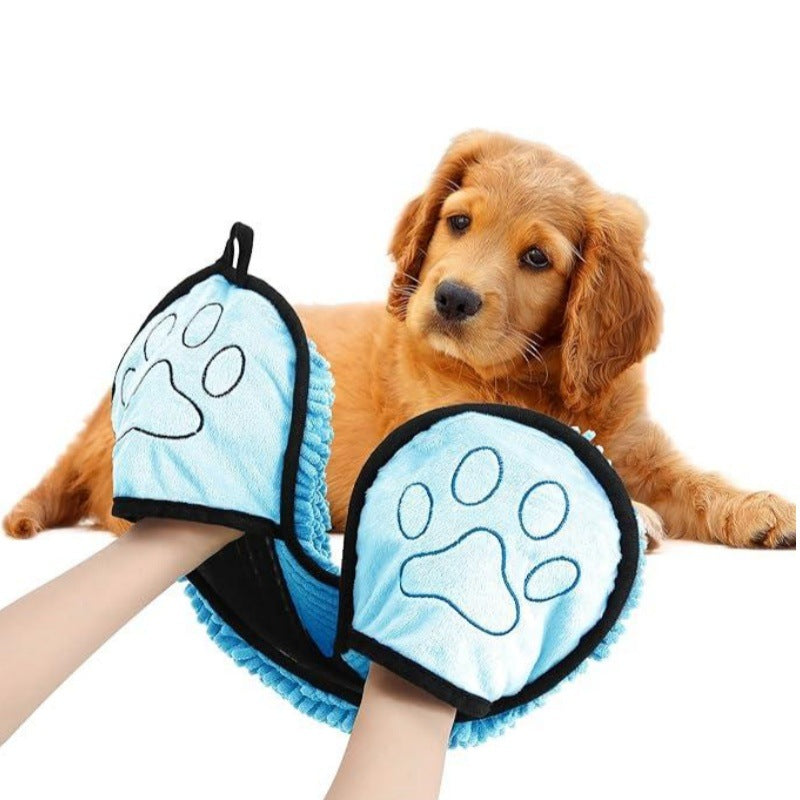 Highly Absorbent Pet Bath Towel For Fast Drying Use