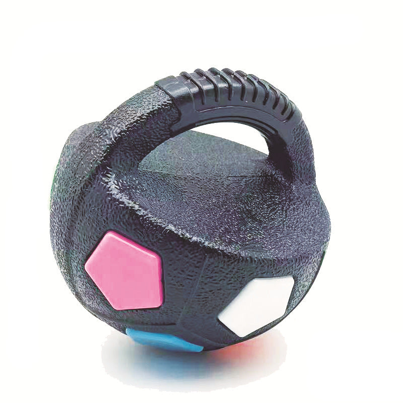 New Football Tennis Ball Shape Pet Toy Durable Teething Relief Outdoor Training Squeaky Toy