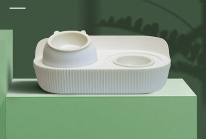 Pet Ceramic Cervical Spine Protection Food Bowl