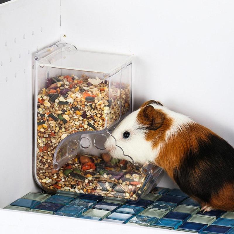 Fixed Food Box Feeder For Pet Cage Feeding System