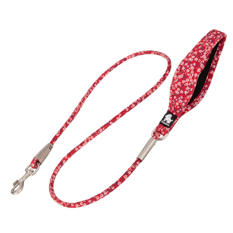 Outdoor Pet Floral Round Hand Holding Rope