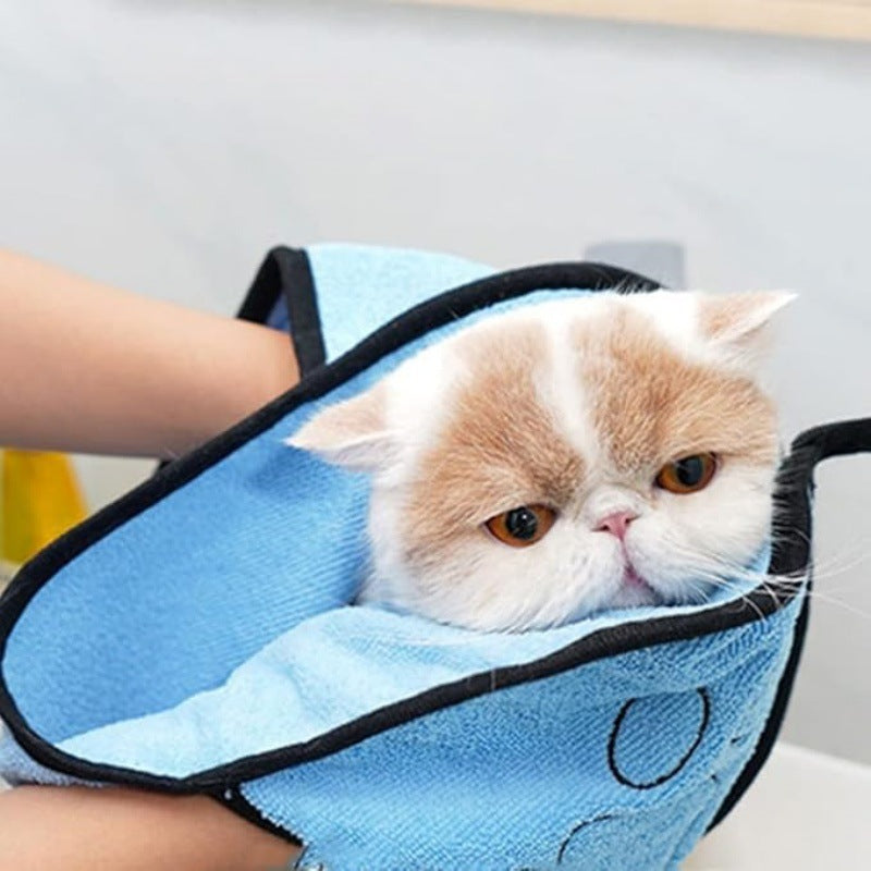Highly Absorbent Pet Bath Towel For Fast Drying Use