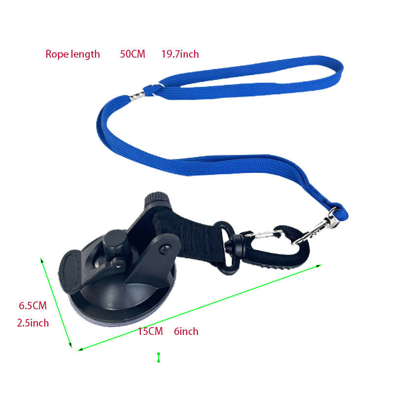 Pet Bathing Suction Cup Restraint System For Safe Grooming Control