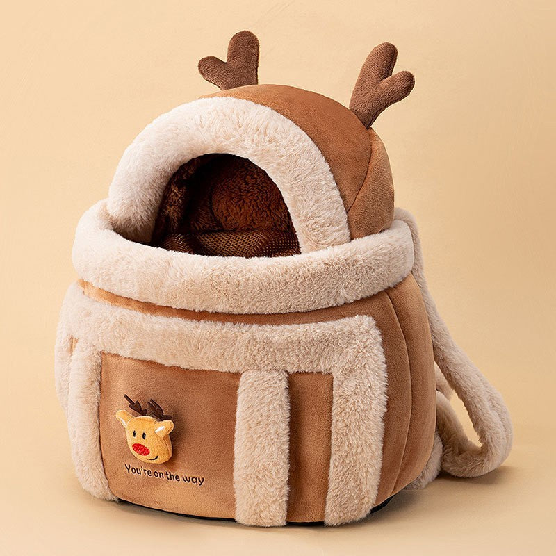 Pet Animal Shaped Diaper Bag Off Shoulder Portable Backpack