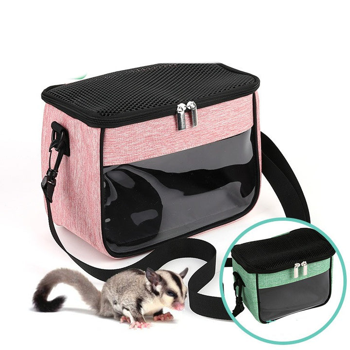 Crossbody Pet Carrier Bag For Small Animal Travel Cage