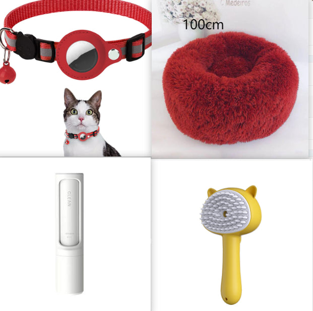 Rechargeable Pet Grooming Brush With Mist And Self-Cleaning Function