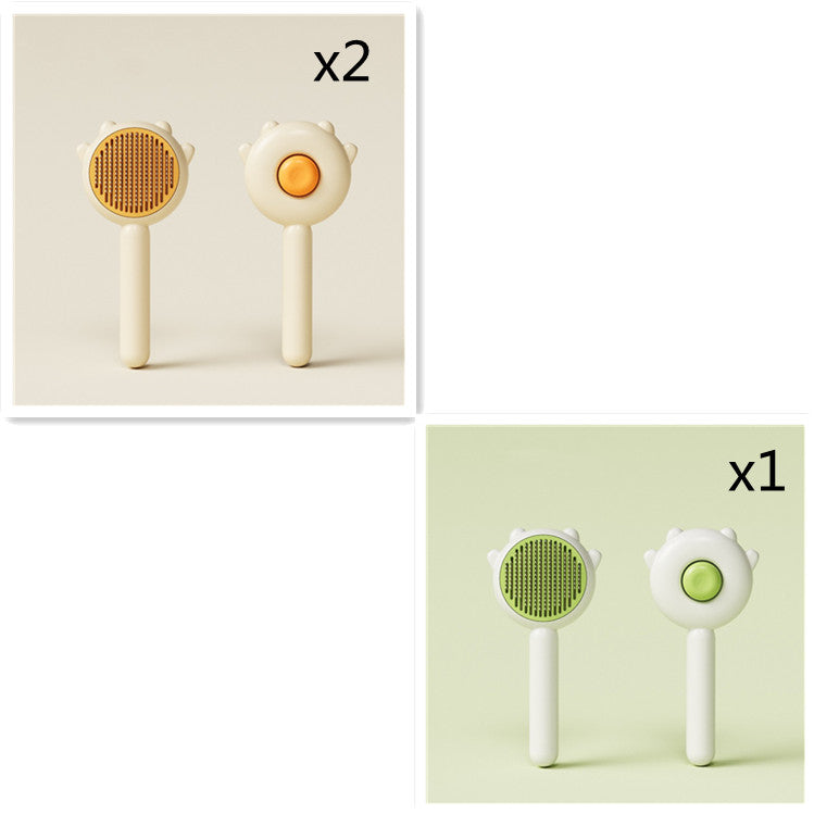Pet Grooming Comb With Massage Function For Easy Hair Removal