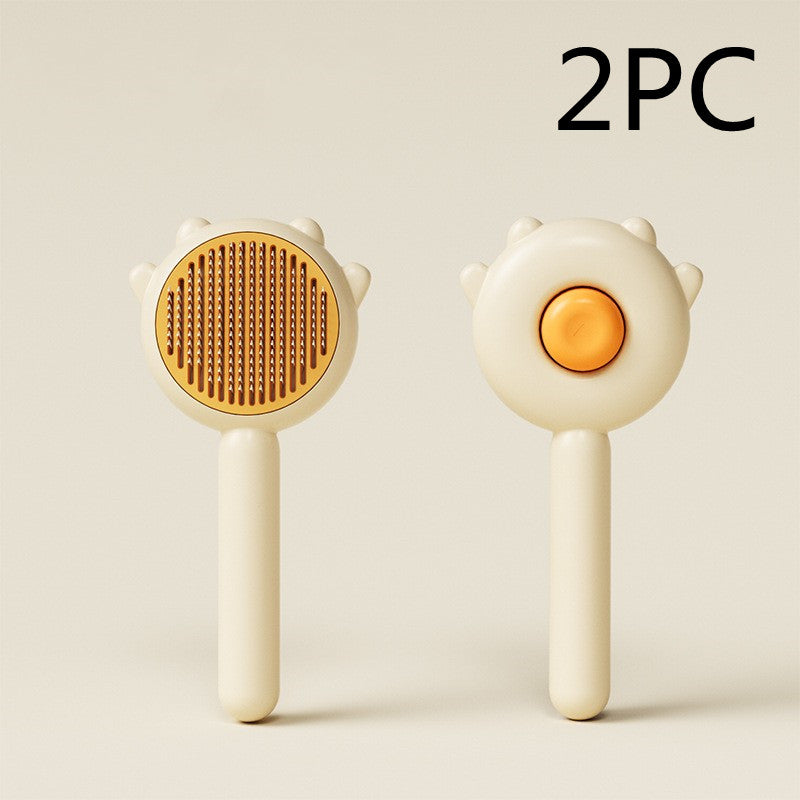 Pet Grooming Comb With Massage Function For Easy Hair Removal