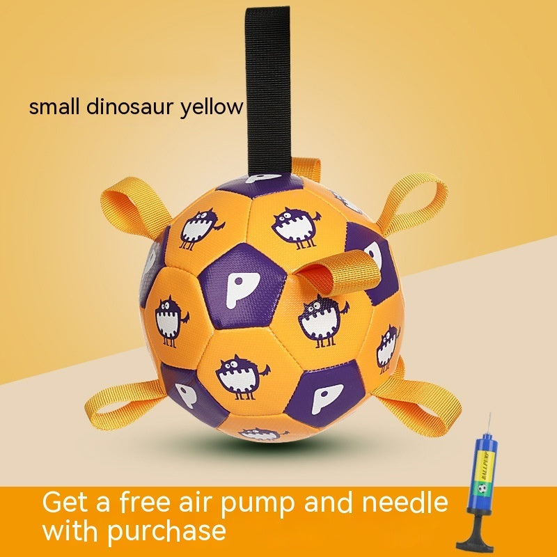 Pet Interactive Football Outdoor Training Bite Chew Teething Ball Toy