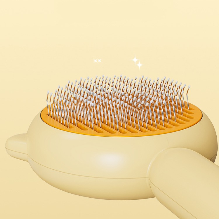 Pet Grooming Comb With Massage Function For Easy Hair Removal