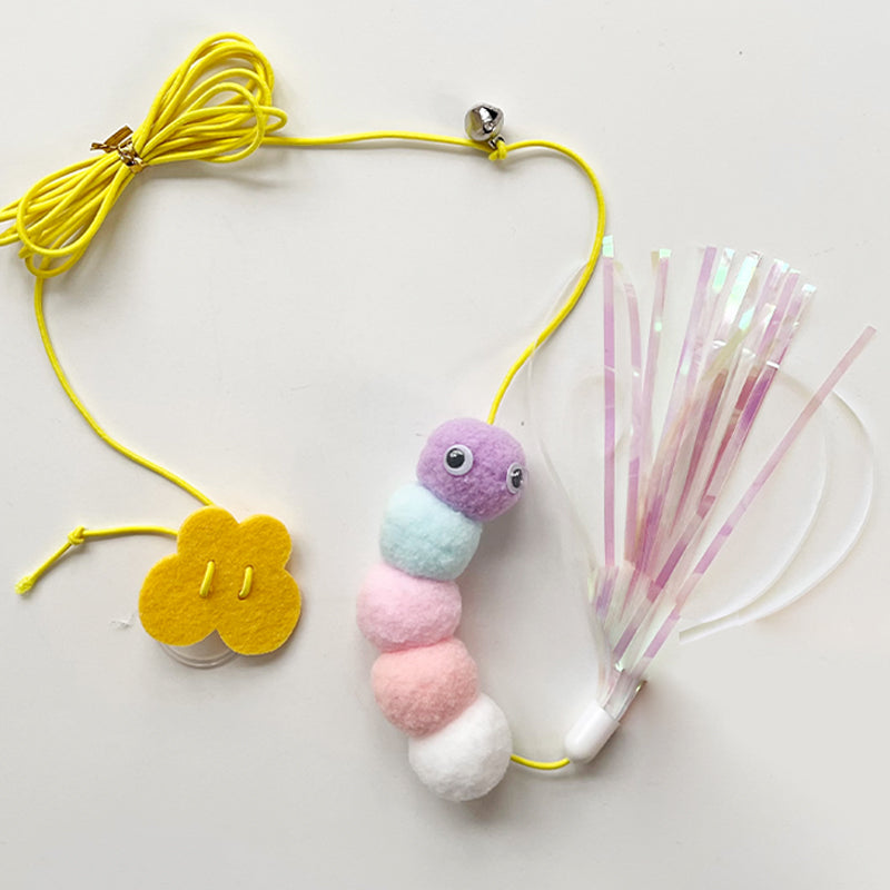 Pet Interactive Rope Grabbing Mouse Telescopic Hanging Toy