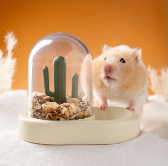 Creative Cactus Automatic Feeder For Pet Cage Food System