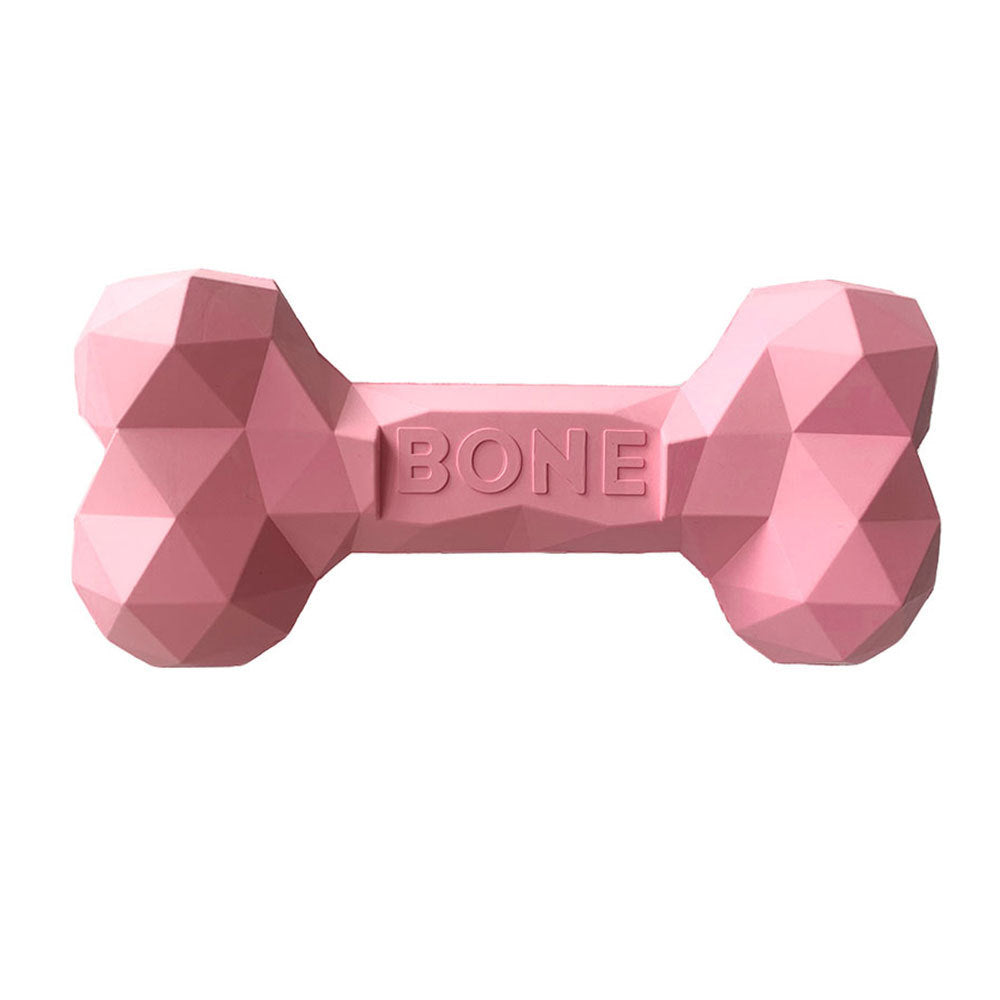 Pet Bite Resistant Rubber Bone Teeth Grinding Chew Toy