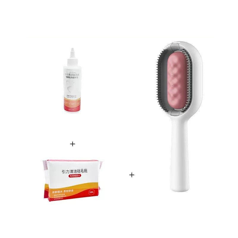 Pet Grooming Brush With Tank For Detangling And Hair Removal