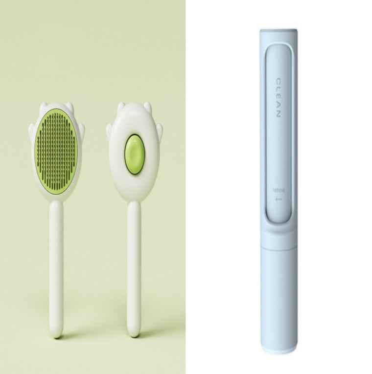 Pet Grooming Comb With Massage Function For Easy Hair Removal