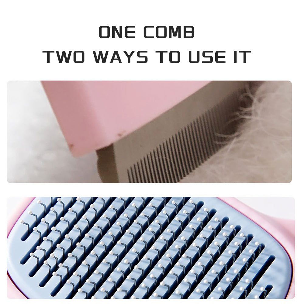 Pet Deshedding Grooming Brush For Hair Removal And Coat Care