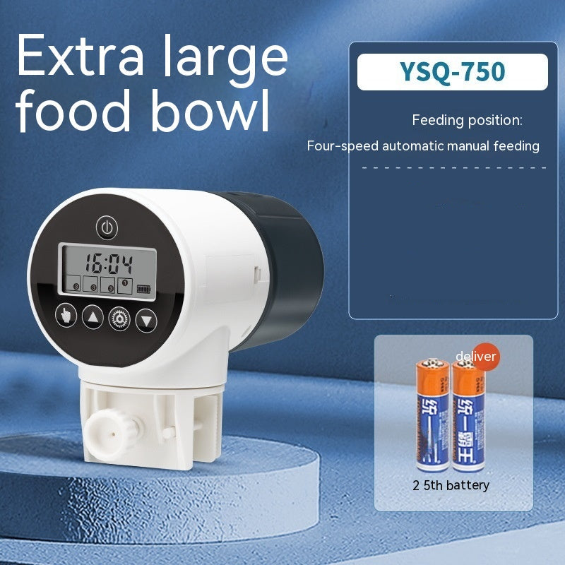 Intelligent Timed Automatic Pet Fish Feeder For Aquarium System