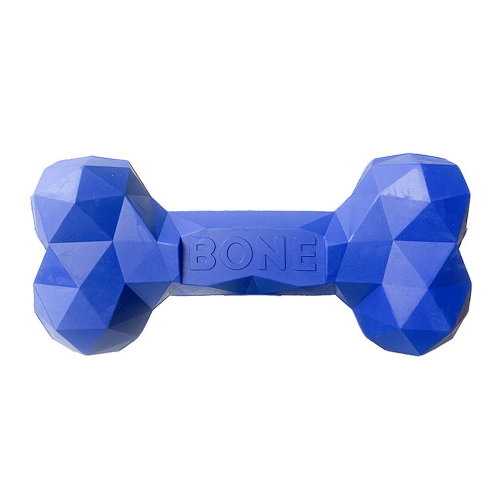 Pet Bite Resistant Rubber Bone Teeth Grinding Chew Toy