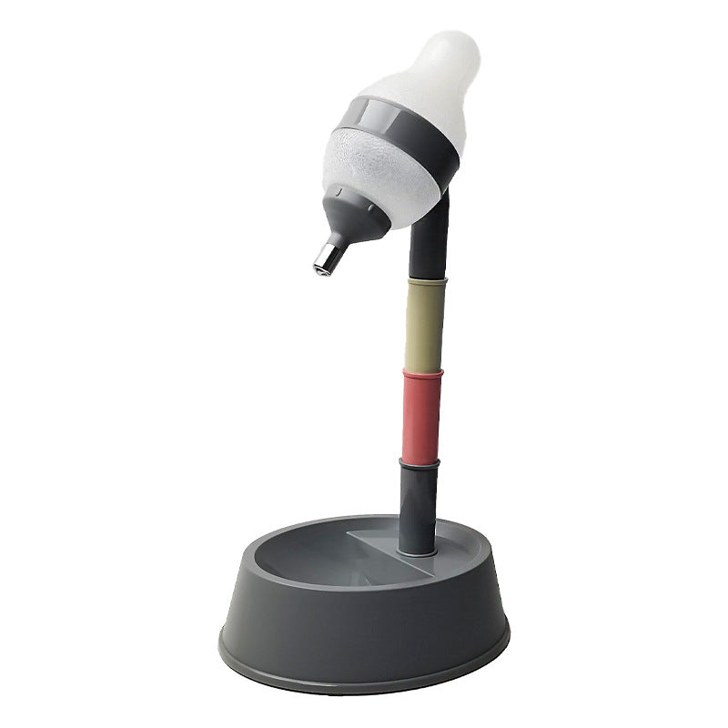 Automatic Height Adjustable Pet Water Dispenser Stand Fountain Feeding Bowl
