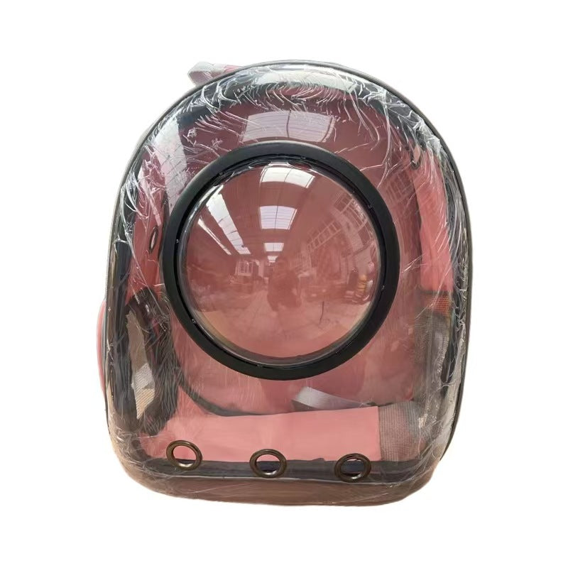 Pet Transparent Skylight Breathable Large Capacity Backpack Bag